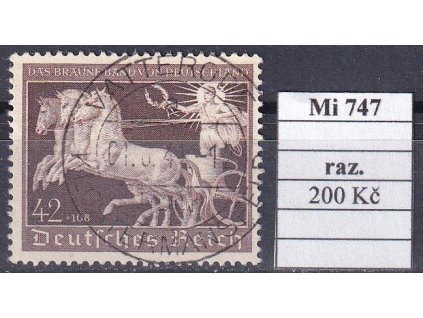 Deutsches Reich Mi 747 razítkované