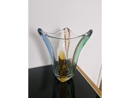 Váza z hutního skla - kolekce RHAPSODY, F. Zemek