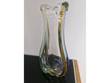 Váza z hutního skla - kolekce RHAPSODY, F. Zemek