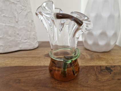 Krásná vázička z hutního skla - René Roubíček