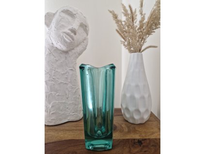 Raritní váza z lisovaného skla - Jiří Zejmon