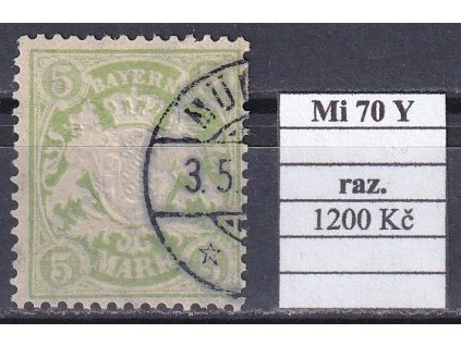 Bayern Mi 70 Y razítkované