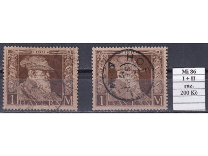 Bayern Mi 86 I + II razítkované