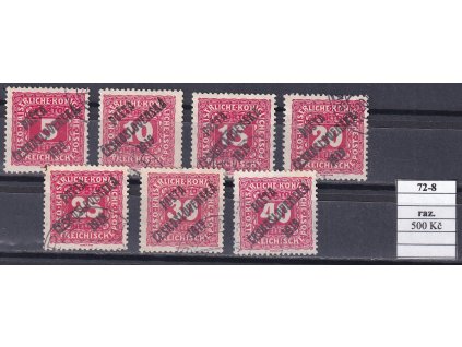 ČSR I 72-8 razítkované