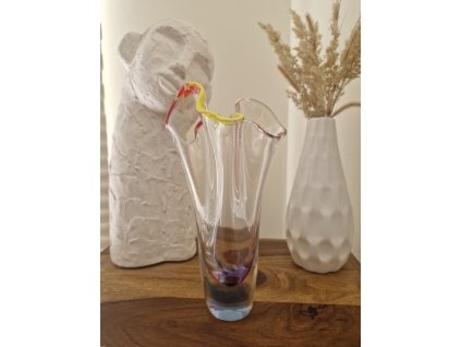 Jedinečná váza z hutního skla - Josef Rozínek