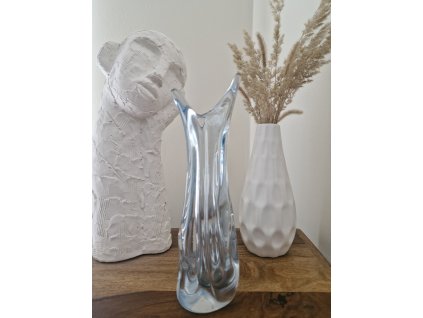 Nádherná váza z hutního skla - EGERMANN Nový Bor