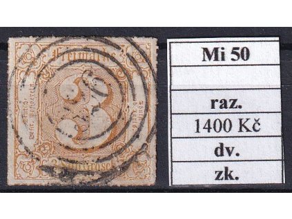 Thurn und Taxis Mi 50 razítkované zkoušené dv.