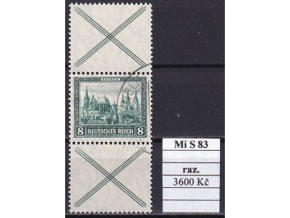 Deutsches Reich Mi S 83 razítkované