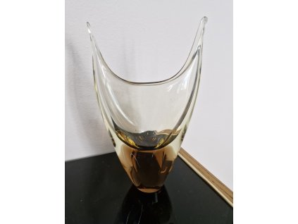 Nádherná váza z hutního skla - Miloslav Klinger