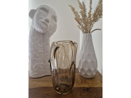 Krásná váza z hutního skla - Jan Brož