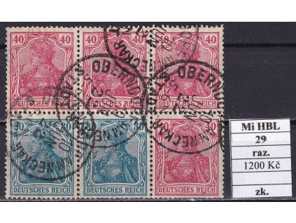 Deutsches Reich Mi HBL 29 razítkované zkoušené