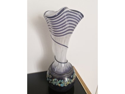 Luxusní váza z hutního skla - Karel Vogl