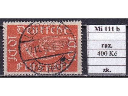 Deutsches Reich Mi 111 b razítkované zkoušené