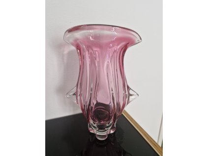 Krásná váza z hutního skla - Josef Hospodka