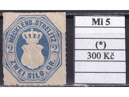 Mecklenburg-Strelitz Mi 5 bez lepu