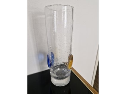 Luxusní váza z hutního skla - Oldřich Lípa, MOSER