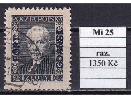 Port Gdaňsk Mi 25 razítkované