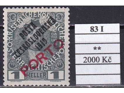 ČSR I 83 I svěží