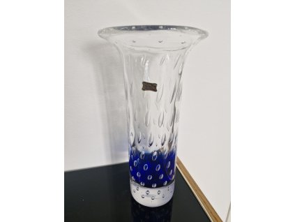 Luxusní váza s dekorem řízených bublinek - EGERMANN