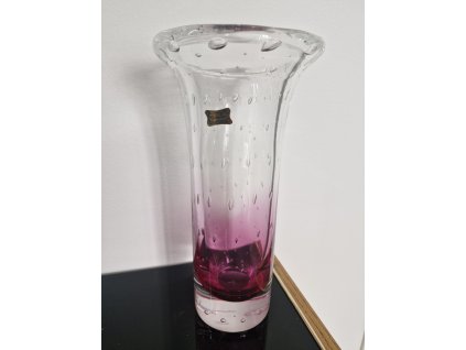 Luxusní váza s dekorem řízených bublinek - EGERMANN