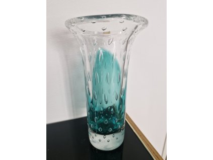 Luxusní váza s dekorem řízených bublinek - EGERMANN