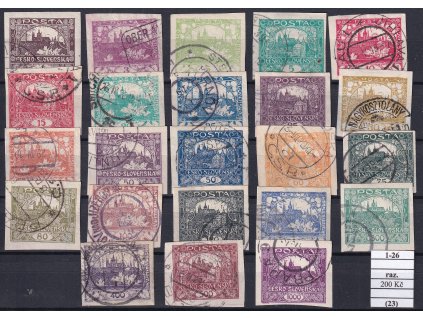 ČSR I 1-26 základní sada razítkované
