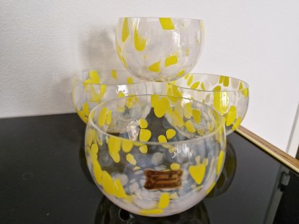 Nádherné misky z foukaného skla - EGERMANN