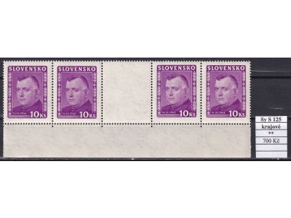 Slovenský štát Sy 125 S krajové svěží