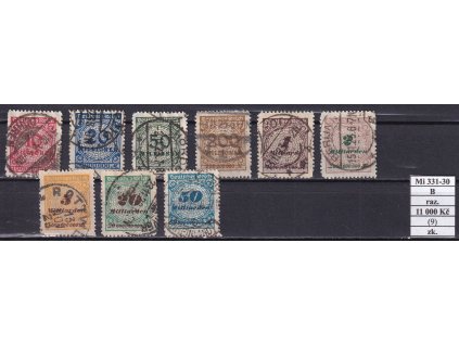 Deutsches Reich Mi 331-30 B razítkované zkoušené