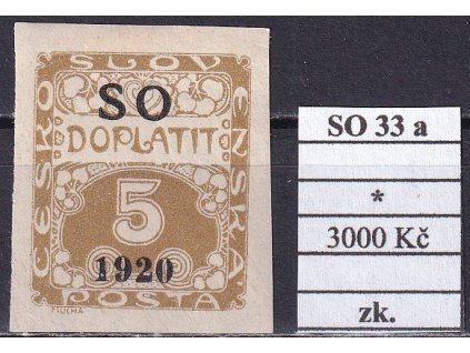ČSR I SO 33 a po nálepce zkoušené