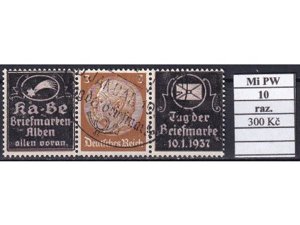Deutsches Reich Mi PW 10 razítkované