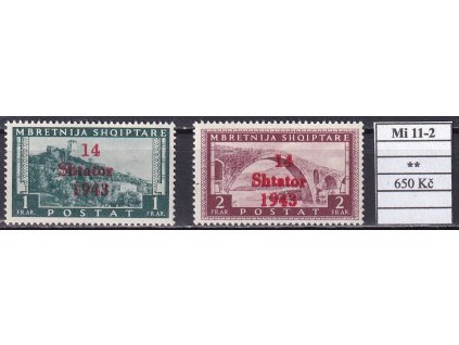 Albanien Mi 11-2 svěží