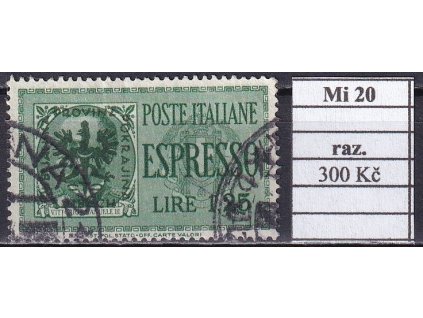 Laibach Mi 20 razítkované