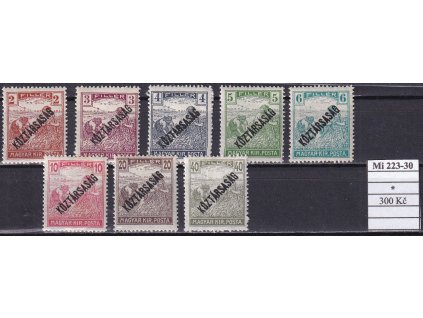 Maďarsko Mi 223-30 po nálepce