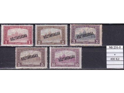 Maďarsko Mi 231-5 po nálepce