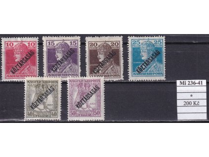 Maďarsko Mi 236-41 po nálepce