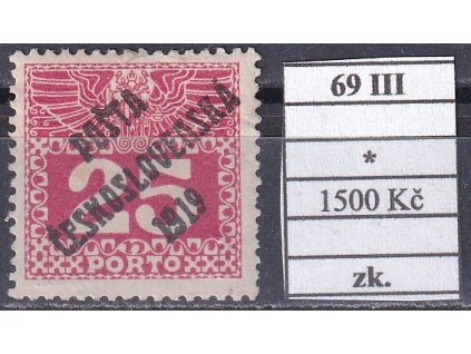 ČSR I 69 III po nálepce zkoušené