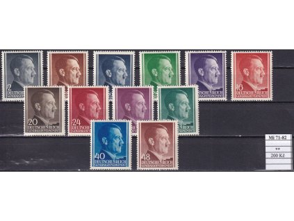 Generalgouvernement Mi 71-82 svěží