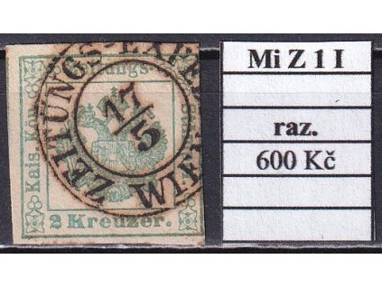 Rakousko Mi Z 1 I razítkované