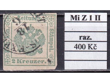 Rakousko Mi Z 1 II razítkované