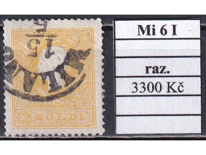 Lombardsko Mi 6 I razítkované