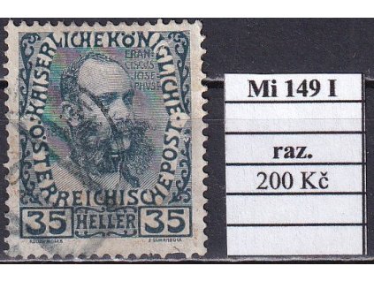 Rakousko Mi 149 I razítkované
