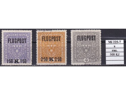 Rakousko Mi 225-7 x razítkované