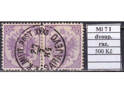 Bosna Mi 7 I dovupáska razítkované
