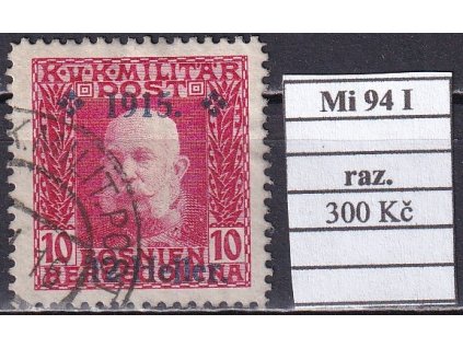 Bosna Mi 94 I razítkované