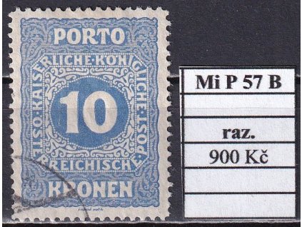 Rakousko Mi P 57 B razítkované