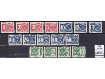 Rakousko Mi P 159-74 svěží