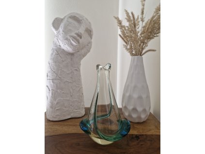 Krásná váza z hutního skla - Miloslav Klinger