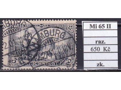 Deutsches Reich Mi 65 II razítkované zkoušené