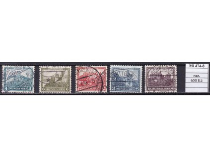 Deutsches Reich Mi 474-8 razítkované